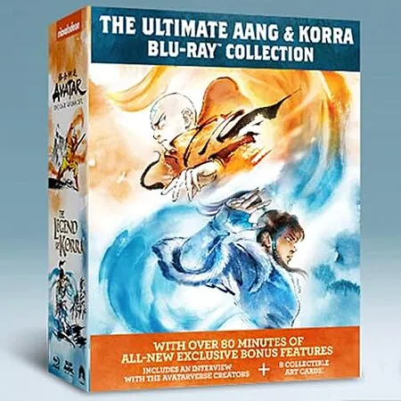 The Ultimate Aang & Korra Blu-ray Collection w/ Bonus Disc & Art Cards