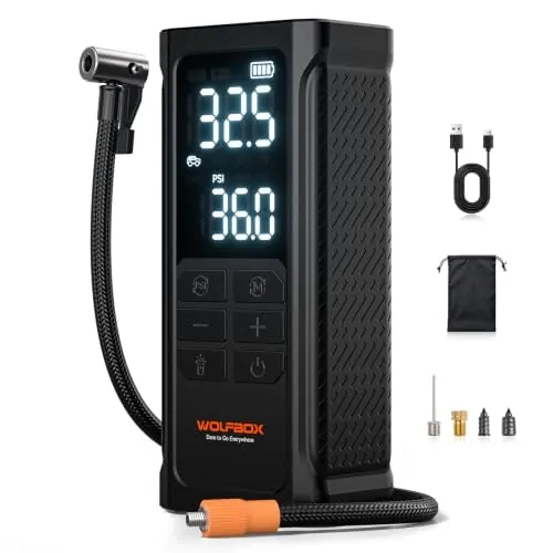 Wolfbox HyperFlow19 Cordless Tire Inflator Portable Air Compressor