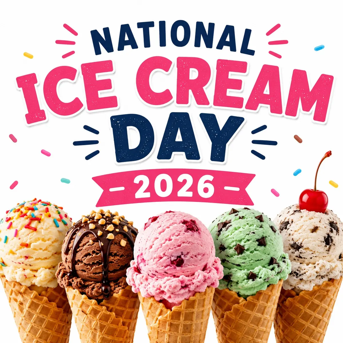 Free Ice Cream List for National Ice Cream Day 2026