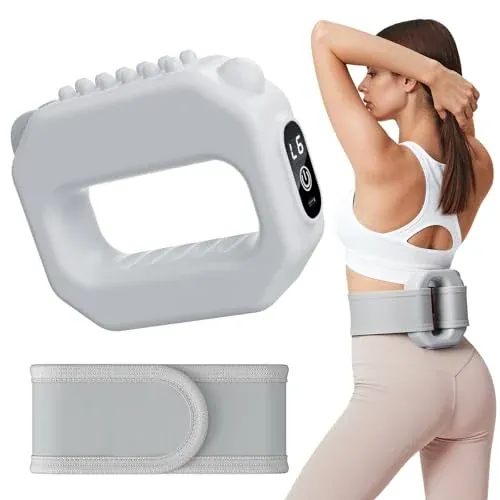 Fascia Ring Massager Vibration Plate - Light Gray