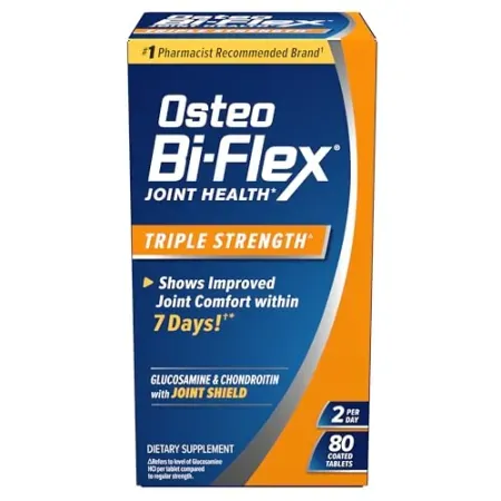 80-Count Osteo Bi-Flex Triple Strength Glucosamine Chondroitin Joint Health Tablets