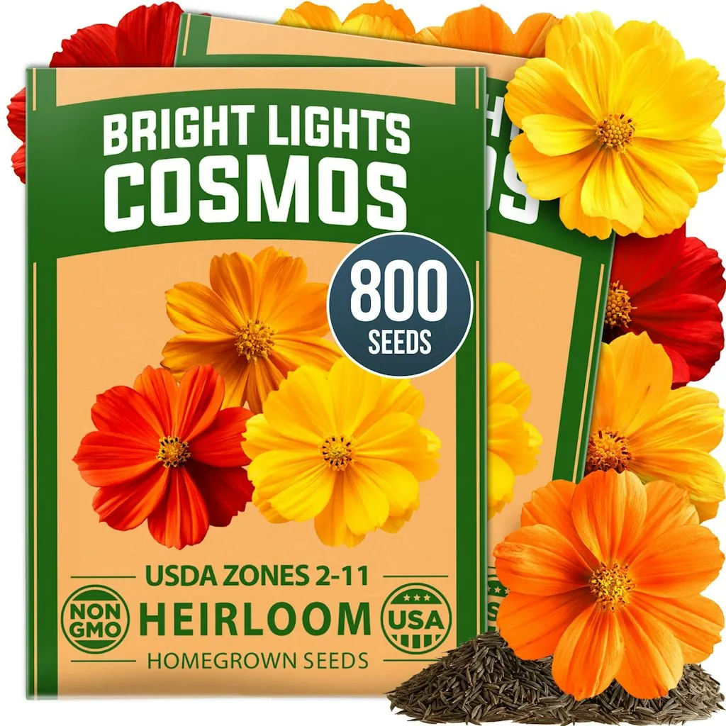 800 Bright Lights Cosmos Mix Seeds