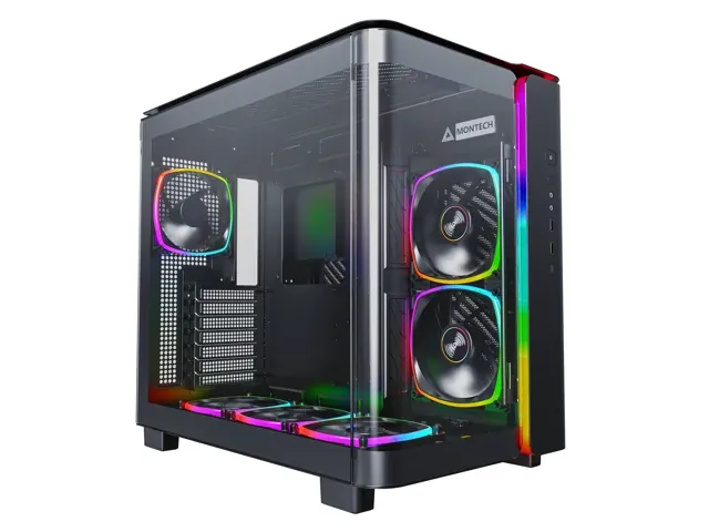 MONTECH, KING 95 PRO Dual-Chamber ATX Mid-Tower PC Gaming Case ~