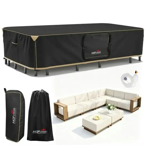 Mofcover Heavy Duty Foldable Patio Furniture Cover