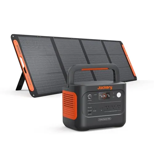 Jackery HomePower 1000 V2 Portable Power Station + SolarSaga 200W Solar Panel