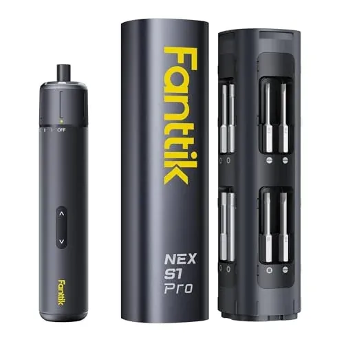 Fanttik S1 Pro Cordless Electric Screwdriver with 16 S2 Bits & Max 6N.m Torque