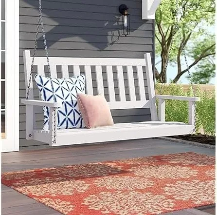 Shine Company Maine 54" Hardwood Porch Swing