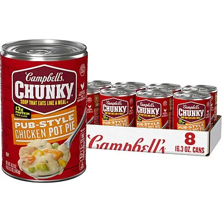 8-Pk 16.3-Oz Campbell's Chunky Pub-Style Chicken Pot Pie Soup