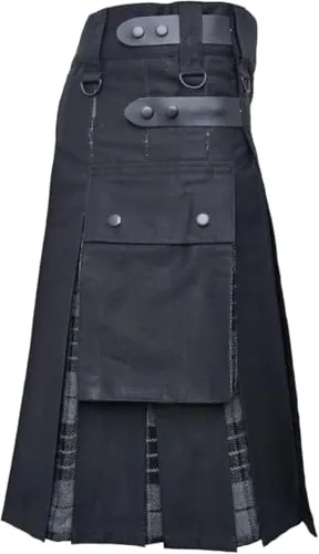 Utility Kilts Mens Scottish Acrylic Leather