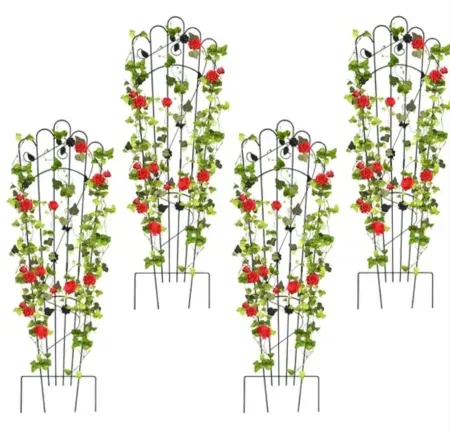 4-Pack Urban Deco 60" Detachable Trapezoidal Garden Trellis