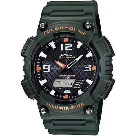 48mm Casio AQS800W Series Analog Digital Watch (Green)