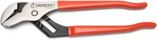 Crescent 10 in. Smooth Jaw Dipped Handle Tongue and Groove Pliers