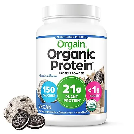 Prime Members: 2.03-Lb Orgain Organic Vegan Protein Powder (Cookies & Cream)
