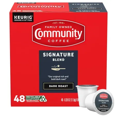 48-Count Community Coffee Dark Roast K-Cup Pods