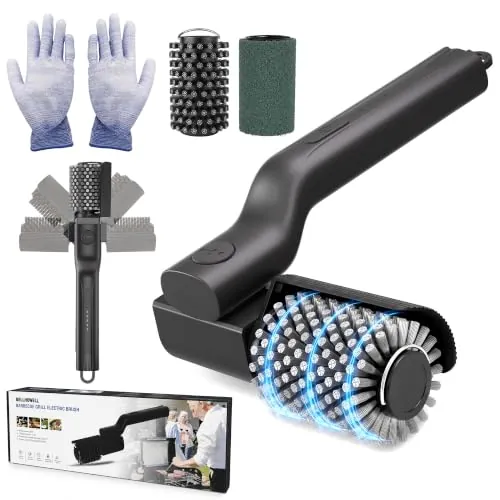 Electric Grill Brush 24kg Max Torque 200 Minutes Runtime