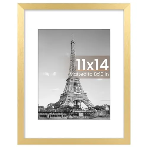 upsimples 8x10 or 11x14 Gold Picture Frame