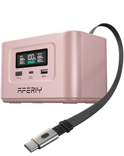 AFERIY Nano100 31000mAh Portable Power Bank Station 100W PD Charger