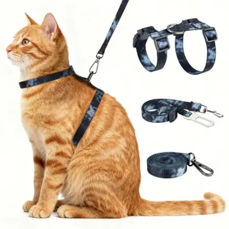 Cattooll 3-in-1 Cat Harness and Leash Set