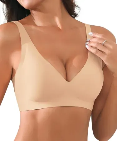 Xcutting Women's Wireless Full Coverage Seamless Bra