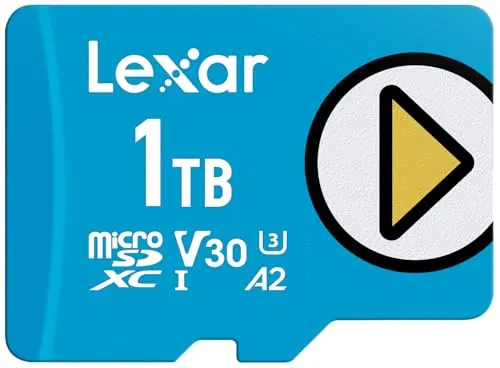 Lexar 1TB Play Blue Micro SD Card 160MB/s Read 4K V30 UHS-I A2