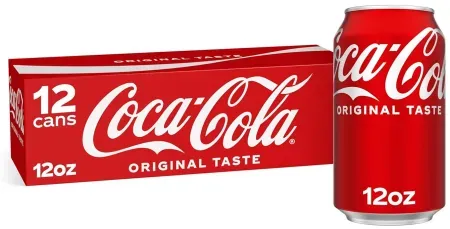 12-Pack 12oz Coca-Cola Soda Soft Drink