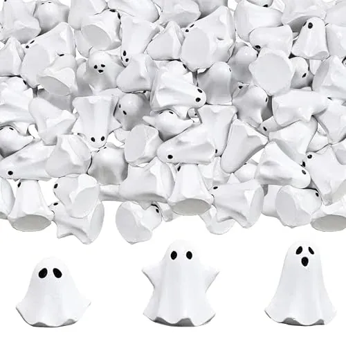 FESTGLOX 50-Piece Mini Resin Ghosts