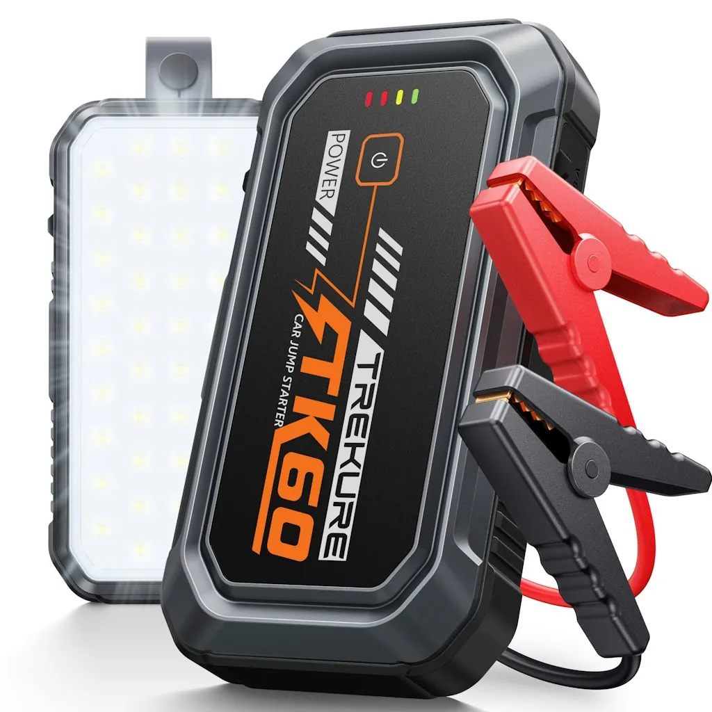 5000A Portable Car Jump Starter w/ Power Bank