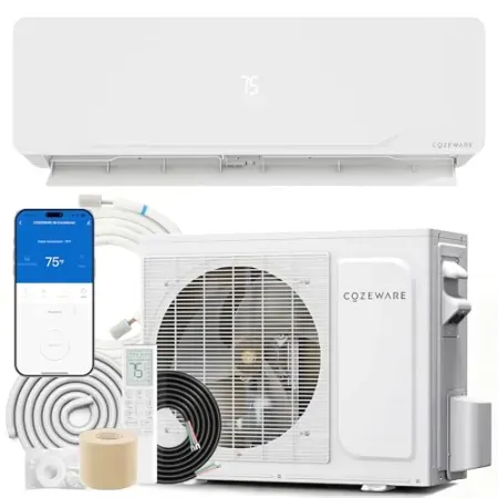 Cozeware Enduring 12000 BTU 230V Ductless Mini Split AC/Heating System