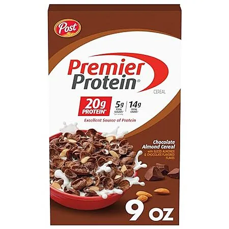 9-Oz Post Premier Protein Cereal (Chocolate Almond)