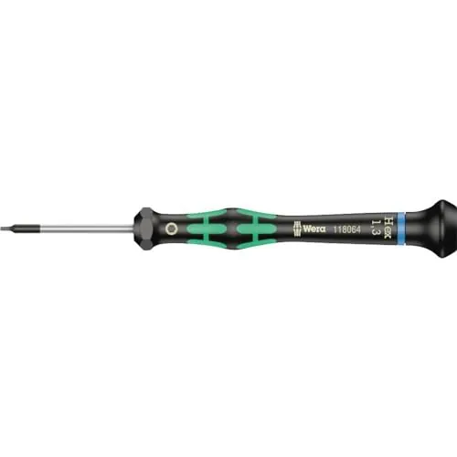Wera Kraftform Micro 2054 Hexagon Electronics Precision Screwdriver 1.3X40mm