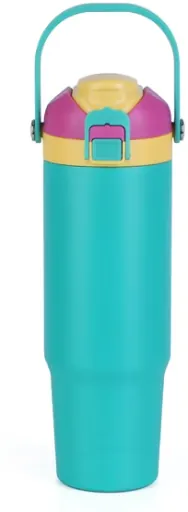 Ozark Trail 30oz Vacuum-Insulated Stainless Steel Dual Lid Insulated Tumbler