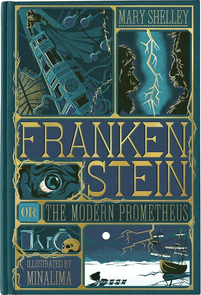 Frankenstein MinaLima Edition Illustrated Hardcover Book