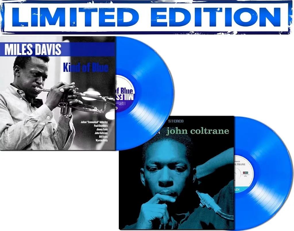 Kind Of Blue & Blue Train Blue Jazz Vinyls Collection Limited Edition Colored Vinyl