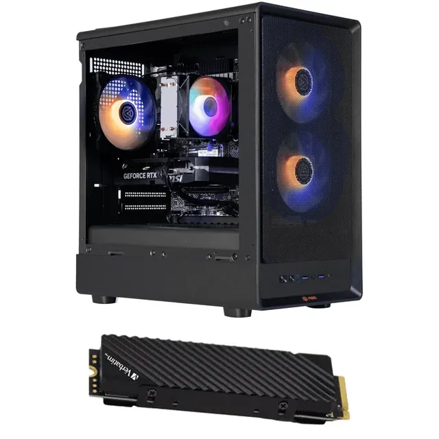 ABS Cyclone M Aqua i5 5060 16GB 1TB SSD Gaming PC + 2TB Verbatim 7000MB/s SSD