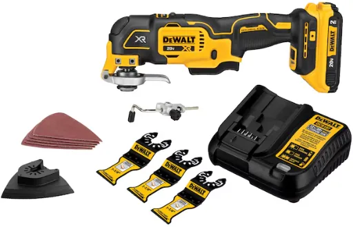 DEWALT XR 20-volt Max Cordless Brushless Variable speed 13-Piece Oscillating Multi-Tool