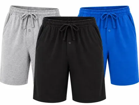 3-Pack DARESAY Men's Knit Shorts