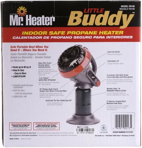 Mr. Heater F215161 Little Buddy Indoor Safe Propane Heater