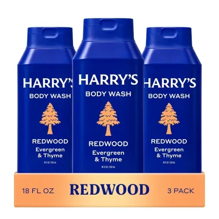 3-Pack 18oz Harry's Men's Body Wash / Shower Gel