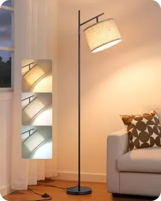 EDISHINE 64.7" Modern Minimalist Standing Floor Lamp