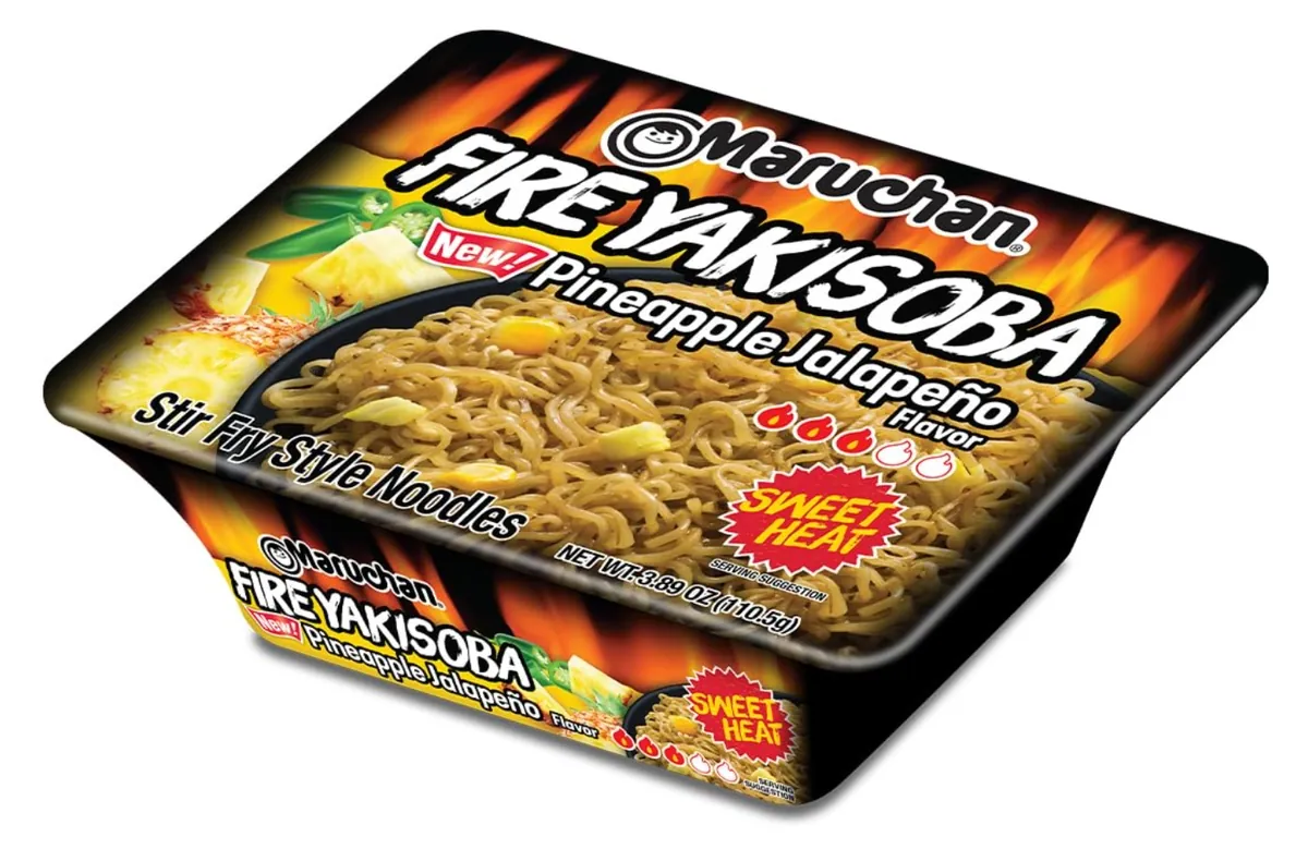 Maruchan Fire Pineapple Jalapeno Yakisoba 8 Pack