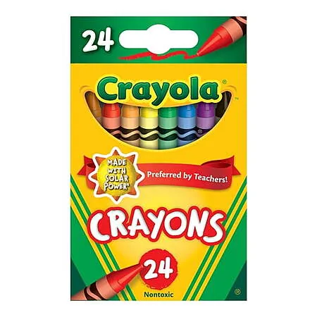 24-Ct Crayola Classic Crayons (Assorted Colors)