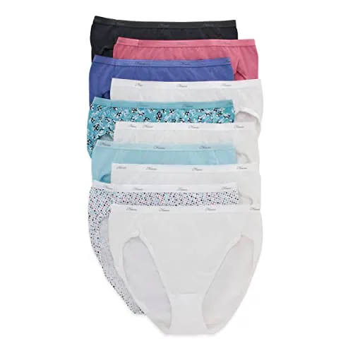 Hanes Women's Tagless Cotton Underwear 10-Pack