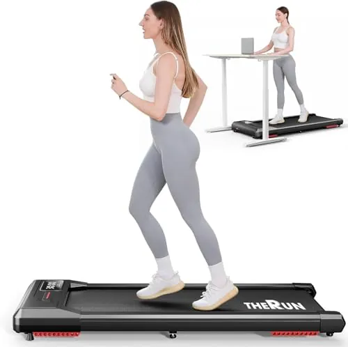 THERUN Portable Walking Pad Treadmill