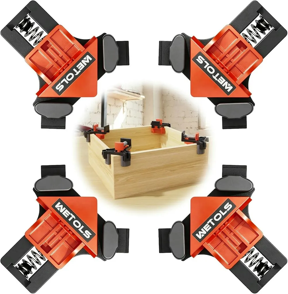 Wetols 90-Degree Corner Clamp Set