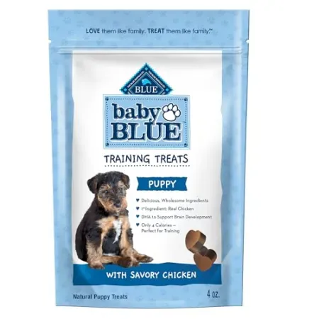 4oz Blue Buffalo Baby BLUE Savory Chicken Puppy Training Treats