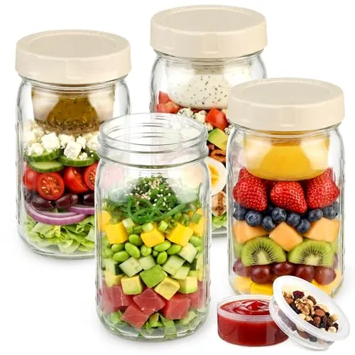 Salad Jars 4-Pack