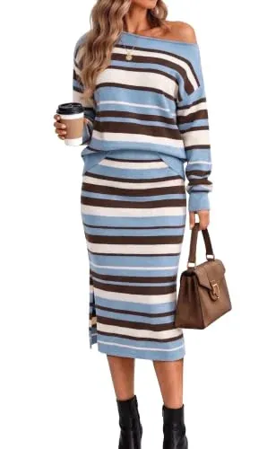Sweater Dress 2 Piece Set