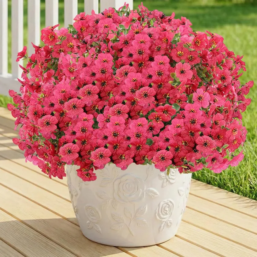 LetuoClips Artificial Flowers 13-Pack