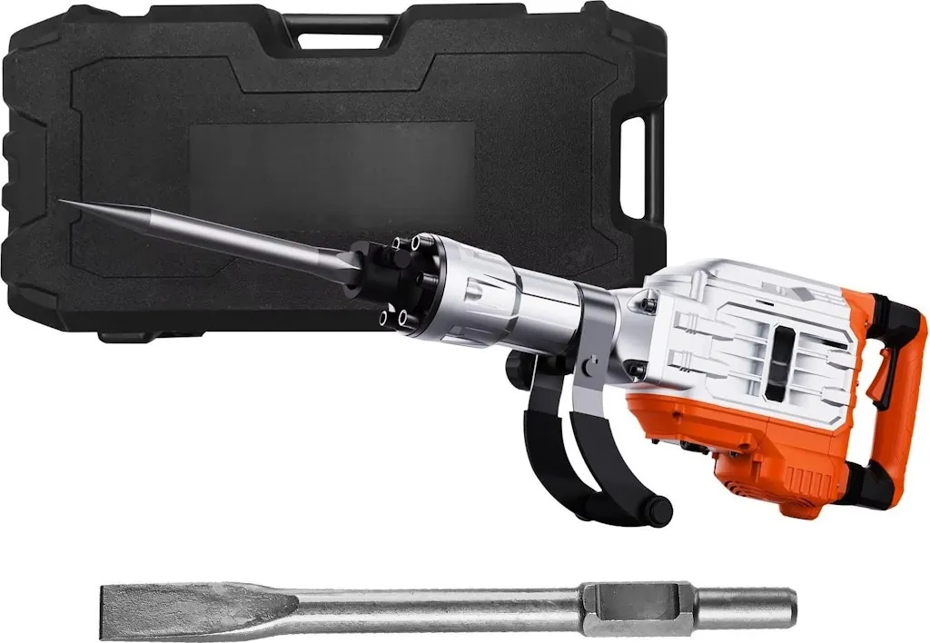 SucceBuy 2200W Demolition Jack Hammer w/ 2 Chisel Bits