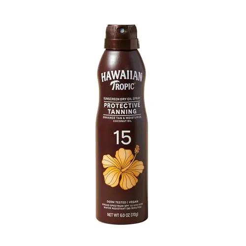 Hawaiian Tropic Protective Tanning Sunscreen SPF 15